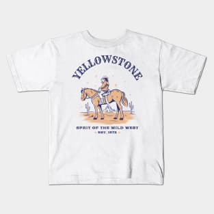 Yellowstone Spirit Of The Wildwest Kids T-Shirt